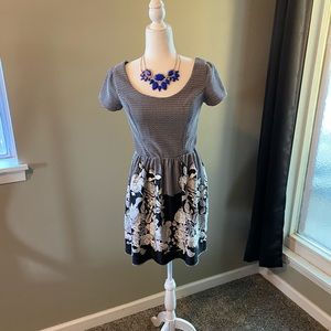 Miami Black and White Dress